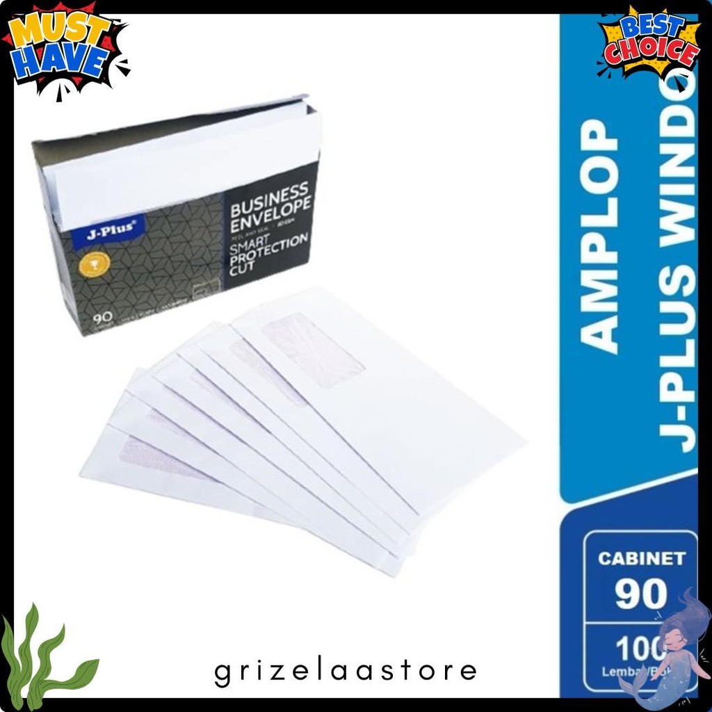 

Amplop Putih Window Jendela Kiri Jplus 90 Cabinet 80 Gsm Isi 100 Lembar Flash Sale! Diskon Hingga 70%