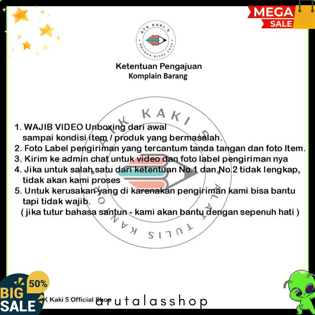 

Neuro - Amplop Coklat Ukuran Folio Non Seal - Pack Flash Sale! Diskon Hingga 70%