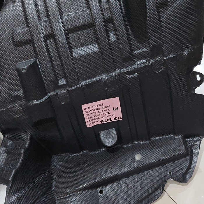 Avanza 2012 2013 2014 All New Type Veloz 1500Cc Liner Inner Fender