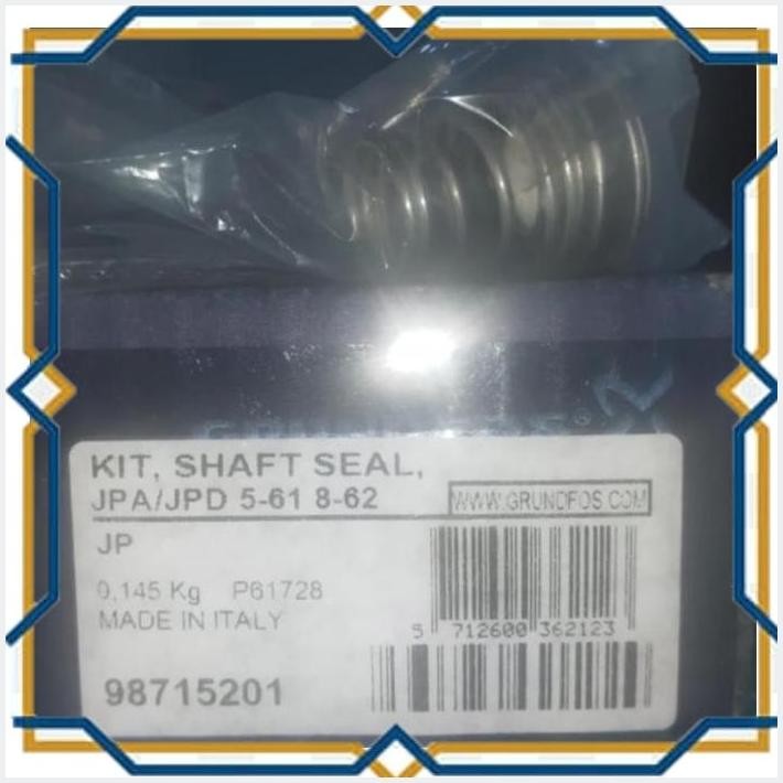 [TSJ] MECHANICAL SEAL GRUNDFOS 5-61 MECHANICAL SEAL GRUNDFOS JPA JPD 8-62
