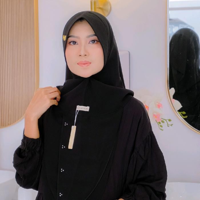 Anindya - Ayyuby Hijab Instan Marijen Hodie Softpad Anthem Ceruty Babydoll Jilbab/Kerudung Muslim