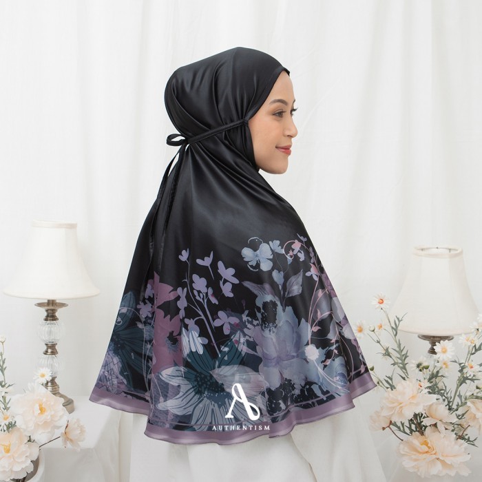 AUTHENTISM ID DELARA KHIMAR PREMIUM PRINT HIJAB BERGO INSTANT