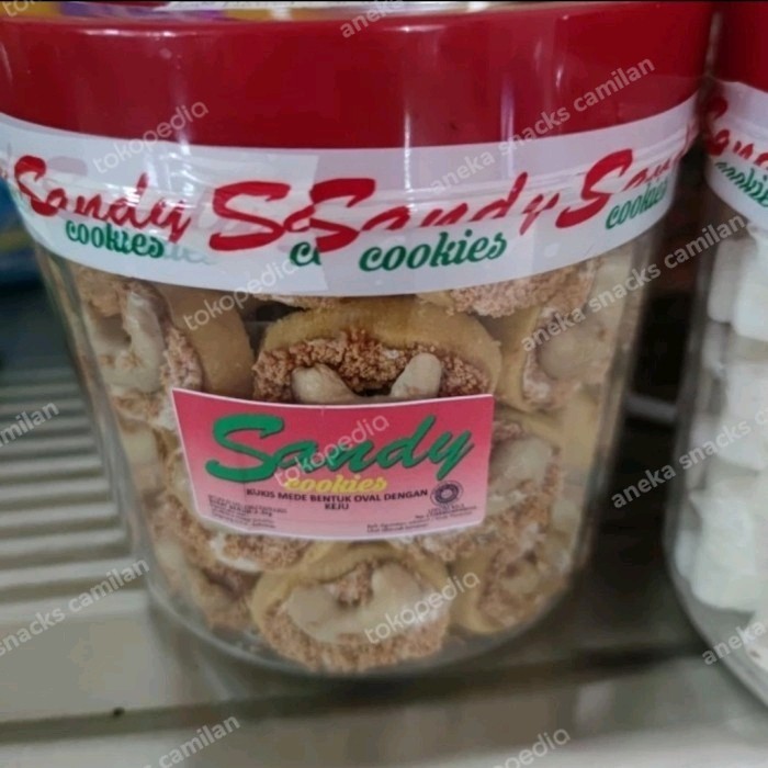 

Mede keju donut sandy merah