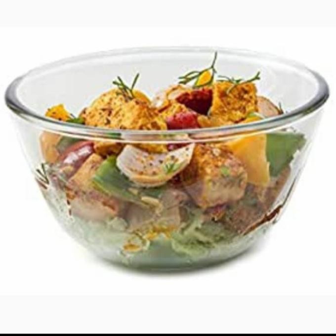 Mangkuk Kaca 28cm/Mixing bowl/ Mangkuk Sayur /Mangkuk Kaca Besar