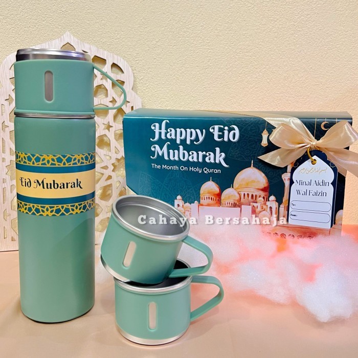 

Terbatas Parsel Idul Fitri Ramadhan Eid Mubarak Hampers Lebaran Tumbler Gelas Unik Murah Mewah Parcel Idul Fitri - Biru Lebaran!