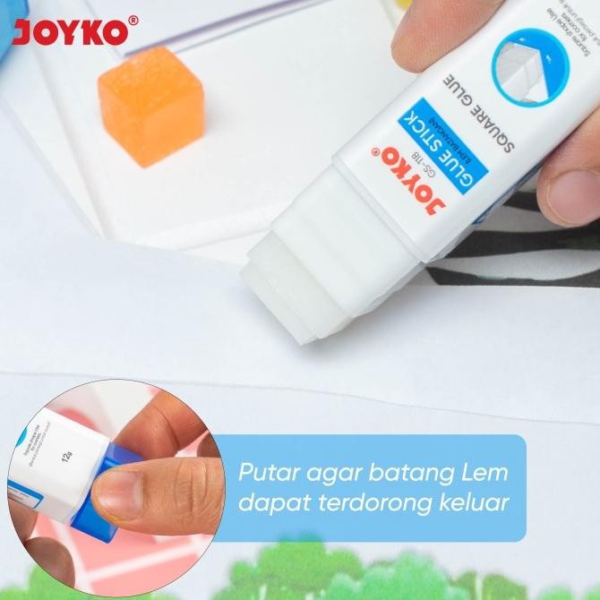 

Glue Stick Lem Batang Joyko GS-118 12gr Square Glue