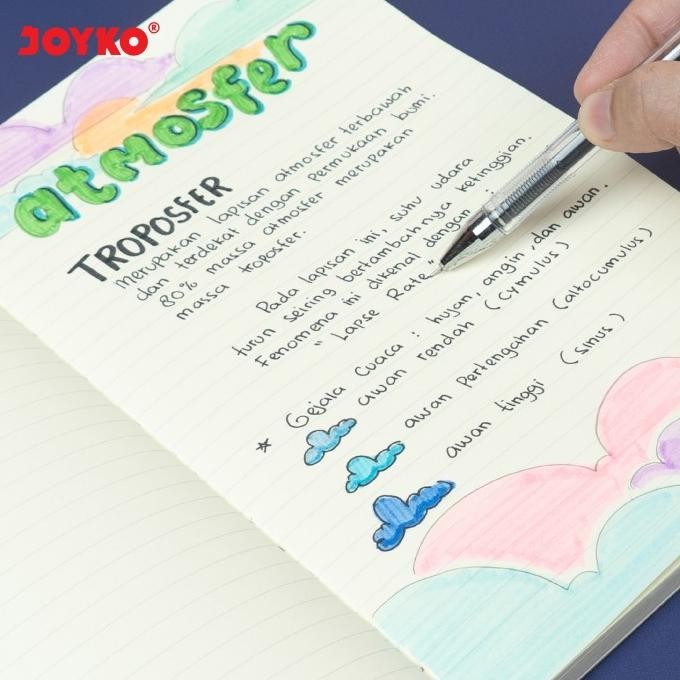 

Buku Tulis Catatan Bergaris Ruled Notebook Joyko NB-716 A5~A6