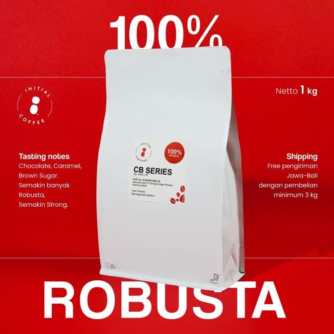 

Biji Kopi Full 100% Robusta Commercial Initial Coffee 1 kg