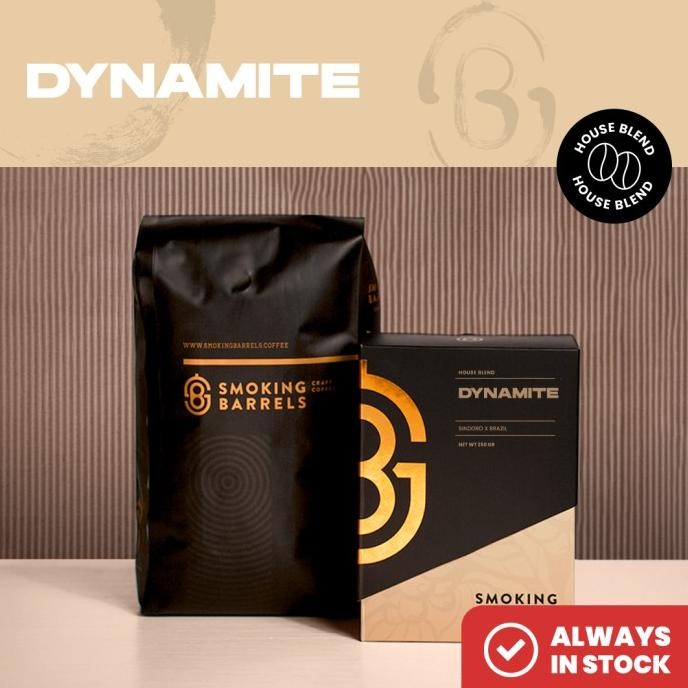 

Dynamite Blend (Biji Kopi Arabika - Espresso Roast) - Smoking Barrels