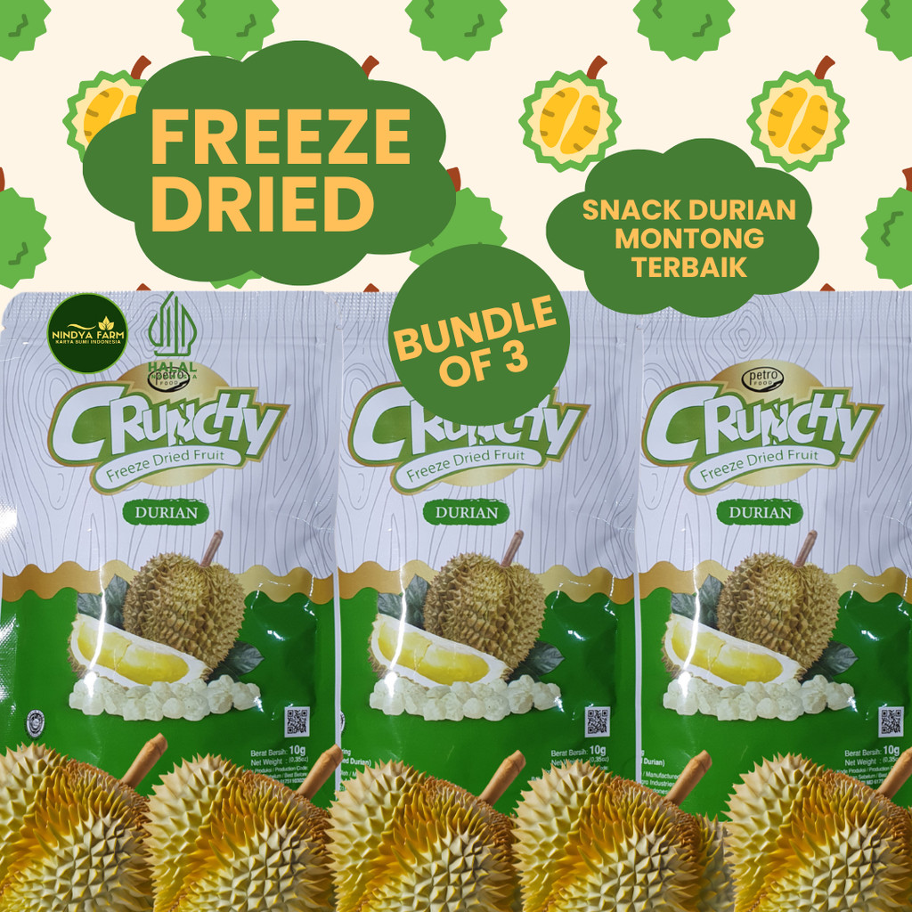 

Crunchy Bundle off 3 - Freeze Dried Fruit Durian