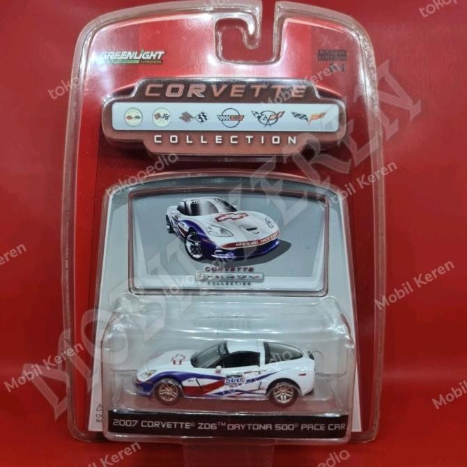 Greenlight Corvette Collection 2007 Corvette Z06 Daytona 500 Pace Car