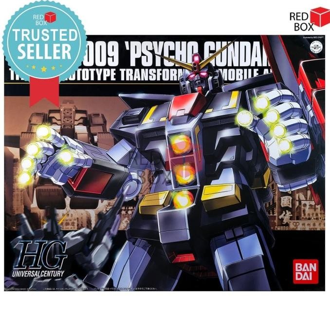 HG Psycho Gundam - Bandai Original Gunpla Model Kit HGUC Psyco Century