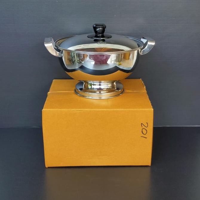 BIMA SOUP BOWL WADAH NASI RICE BOWL STAINLESS STEEL 24CM 201