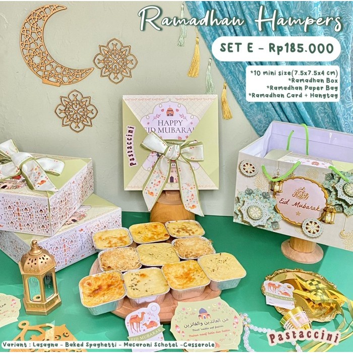 

RAYA HAMPERS LEBARAN RAMADHAN IDUL FITRI EID PASTACCINI (MURAH ENAK)