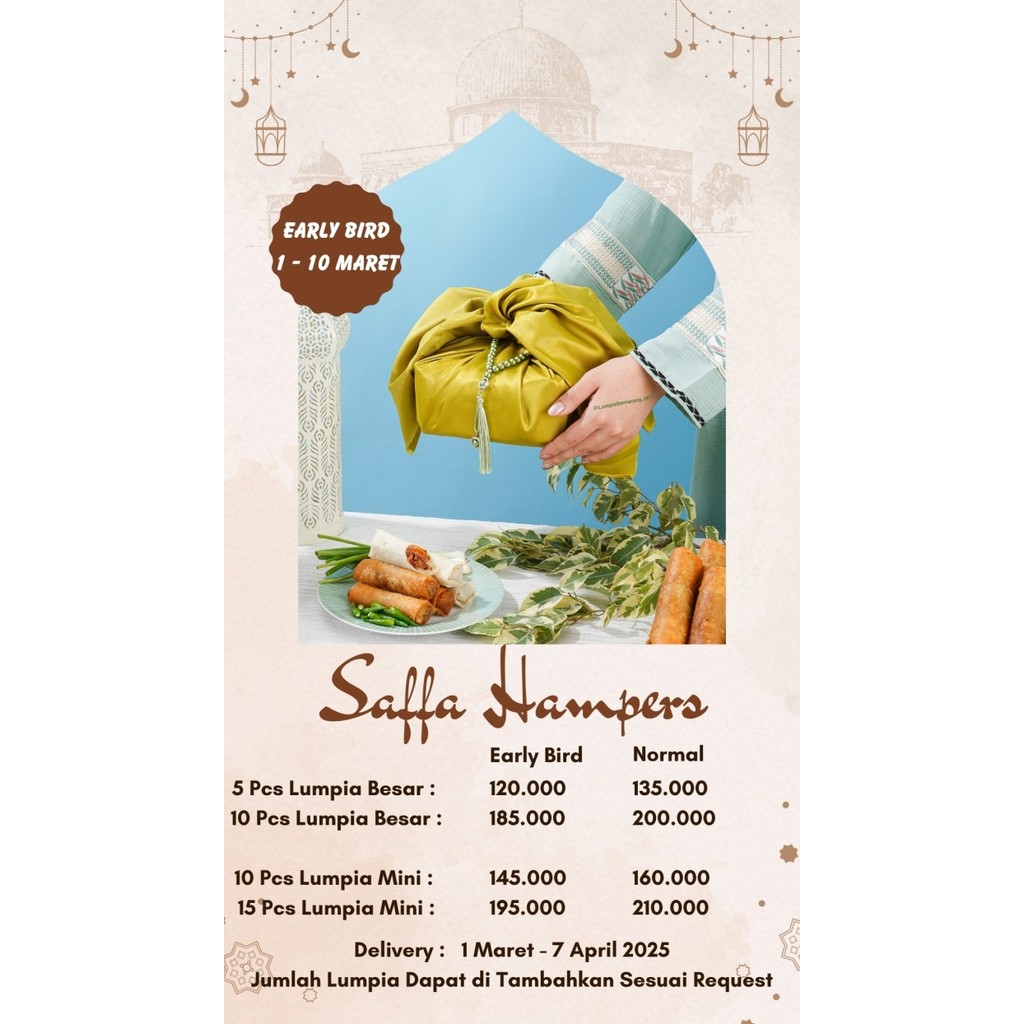 

HAMPERS RAMDHAN BY LUMPIA SEMARANG JAKARTA