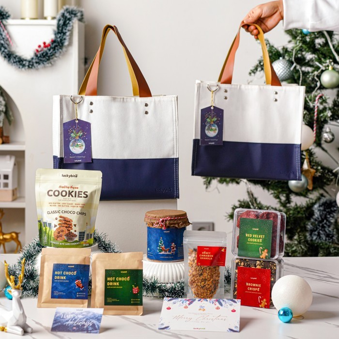 

HAMPERS NATAL / CHRISTMAS HAMPERS - HOLIDAY SET - PREMIUM LEATHER BAG