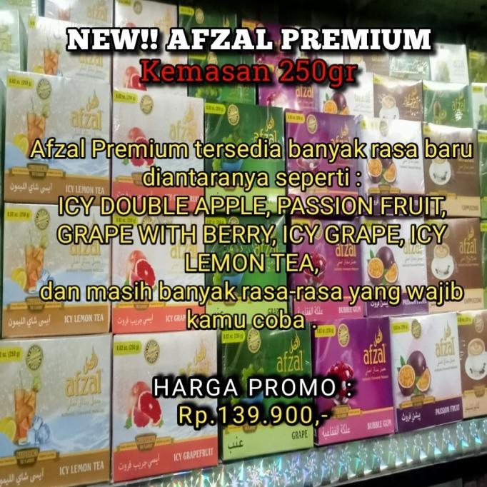 

Afzal Flavor 250gr | Perasa Shsha