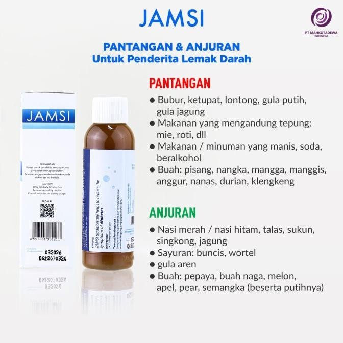 

Paket 7 Jamsi 100Ml Herbal Jamu Diabetes Tipe 2 Obat Insulin Diabet