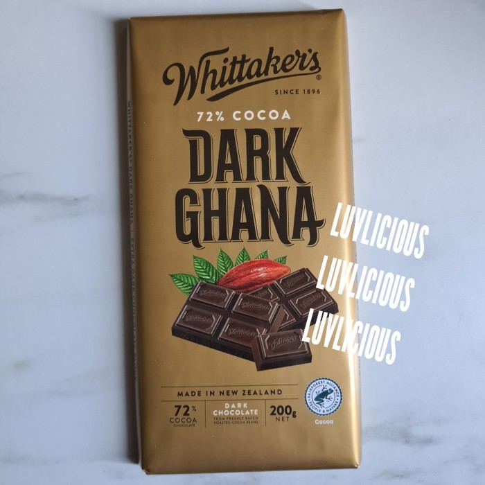 

Sale Terbatas Whittaker Whittakers Whittaker'S Dark Ghana Chocolate Coklat Cocoa Aman