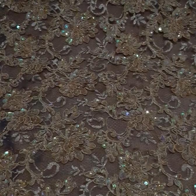 || PROMO LEBARAN / Kain Bahan Brokat prada cornely full payet High Quality NON COD