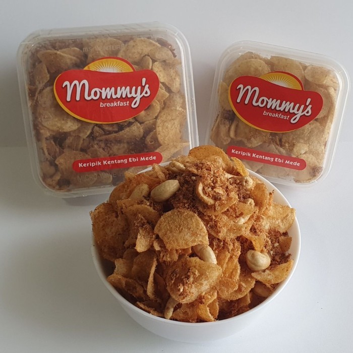 

KERIPIK KENTANG EBI MEDE ORIGINAL 205G X VEGAN MILD 115G MOMMYS COMBO