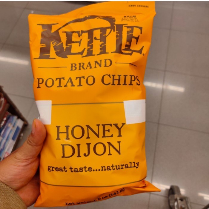 

KETTLE POTATO CHIPS HONEY DIJON 142GR - KERIPIK KENTANG IMPORT