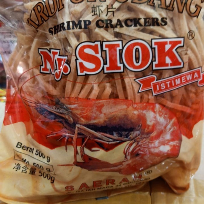 

KRUPUK UDANG NY.SIOK STIK 500GR