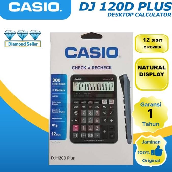 

Terlaris Kalkulator Casio Dj 120Dplus Ready Stok