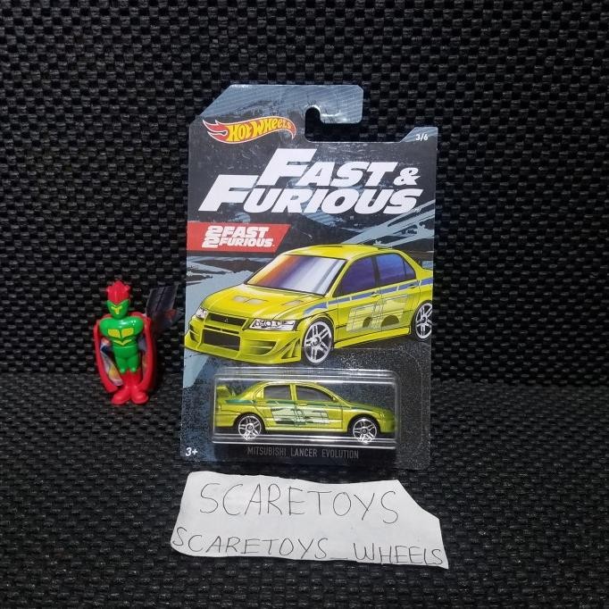 PREMIUM HOT WHEELS MITSUBISHI LANCER EVOLUTION FAST AND FURIOUS