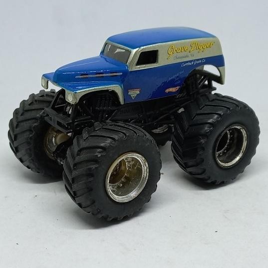 READY HOT WHEELS GRAVE DIGGER MONSTER JAM LOOSE 1/64