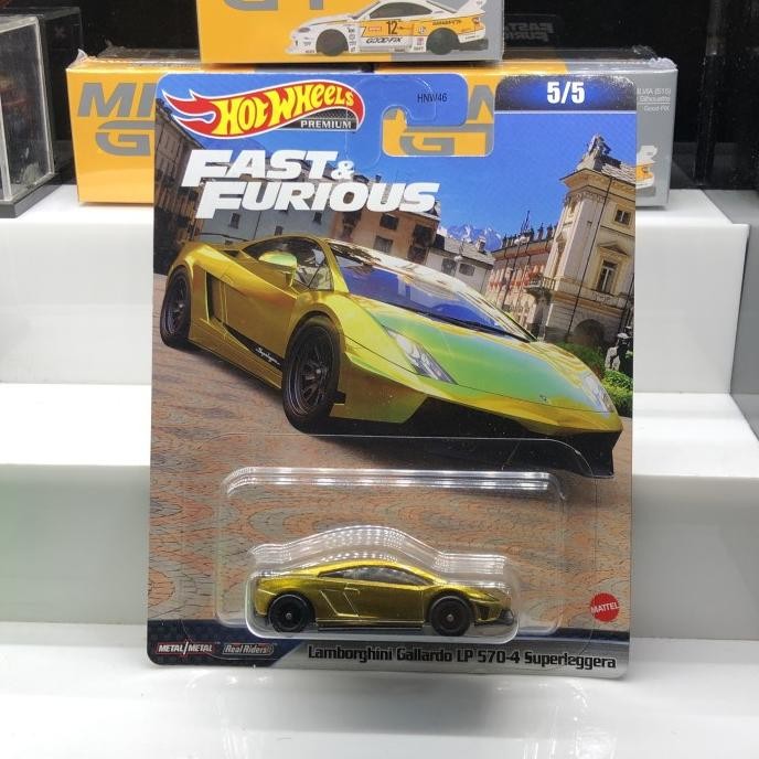 ASLI HOT WHEELS PREMIUM FAST FURIOUS LAMBORGHINI GALLARDO LP-570