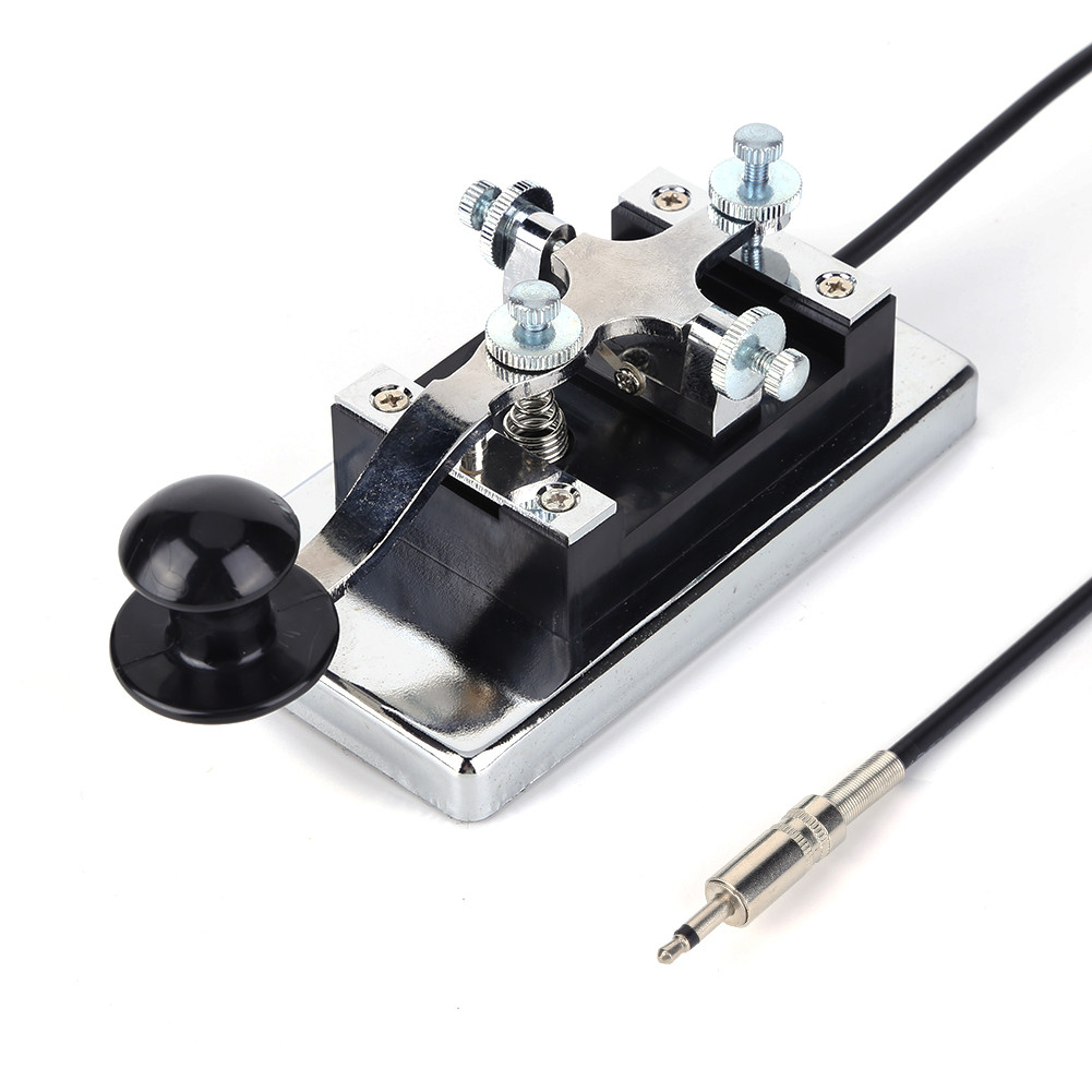 BARU Stainless Steel HY-K4 Morse Wrench Set Portable Telegraph Key Paddle Key Handy CW Morse Keyer f