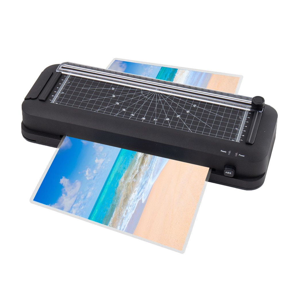 SALE A4 Laminator Machine Thermal Laminator Desktop with Laminating Punching Paper Cutting Function 