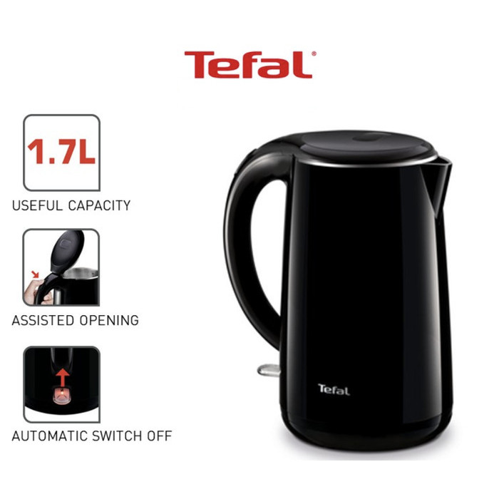

Tefal Kettle Safe Tea 1.7L KO2608 / TEKO AIR PANAS TEFAL