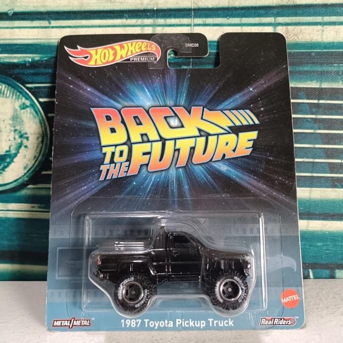 RESTOCK HOT WHEELS PREMIUM 1987 TOYOTA PICK UP TRUCK BACK TO THE FUTURE