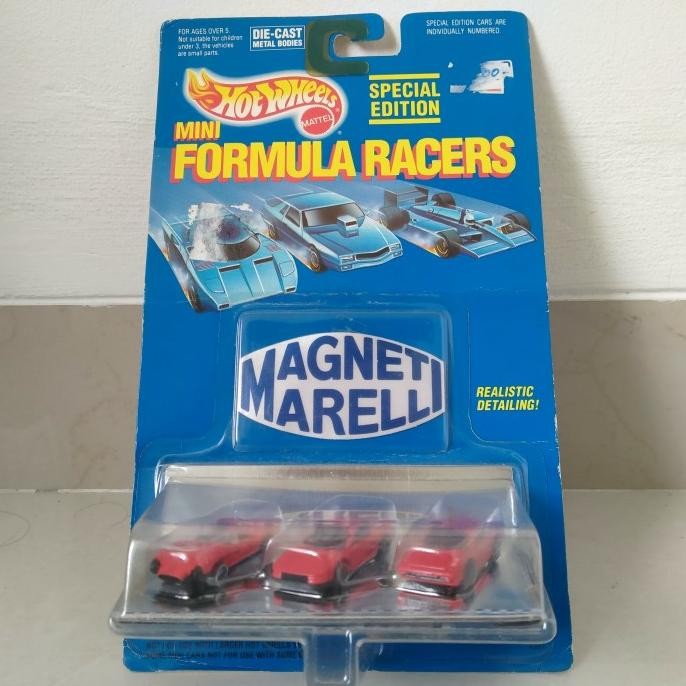 HIGH QUALITY HOT WHEELS FERRARI MAGNETI MARELLI MINI FORMULA RACERS