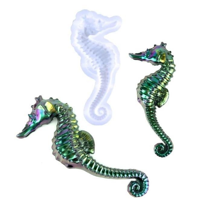 

BEST QUALITY SELAN SEAHORSE GANTUNGAN KUNCI CETAKAN EPOXY RESIN MOLD RESIN ORNAMENT