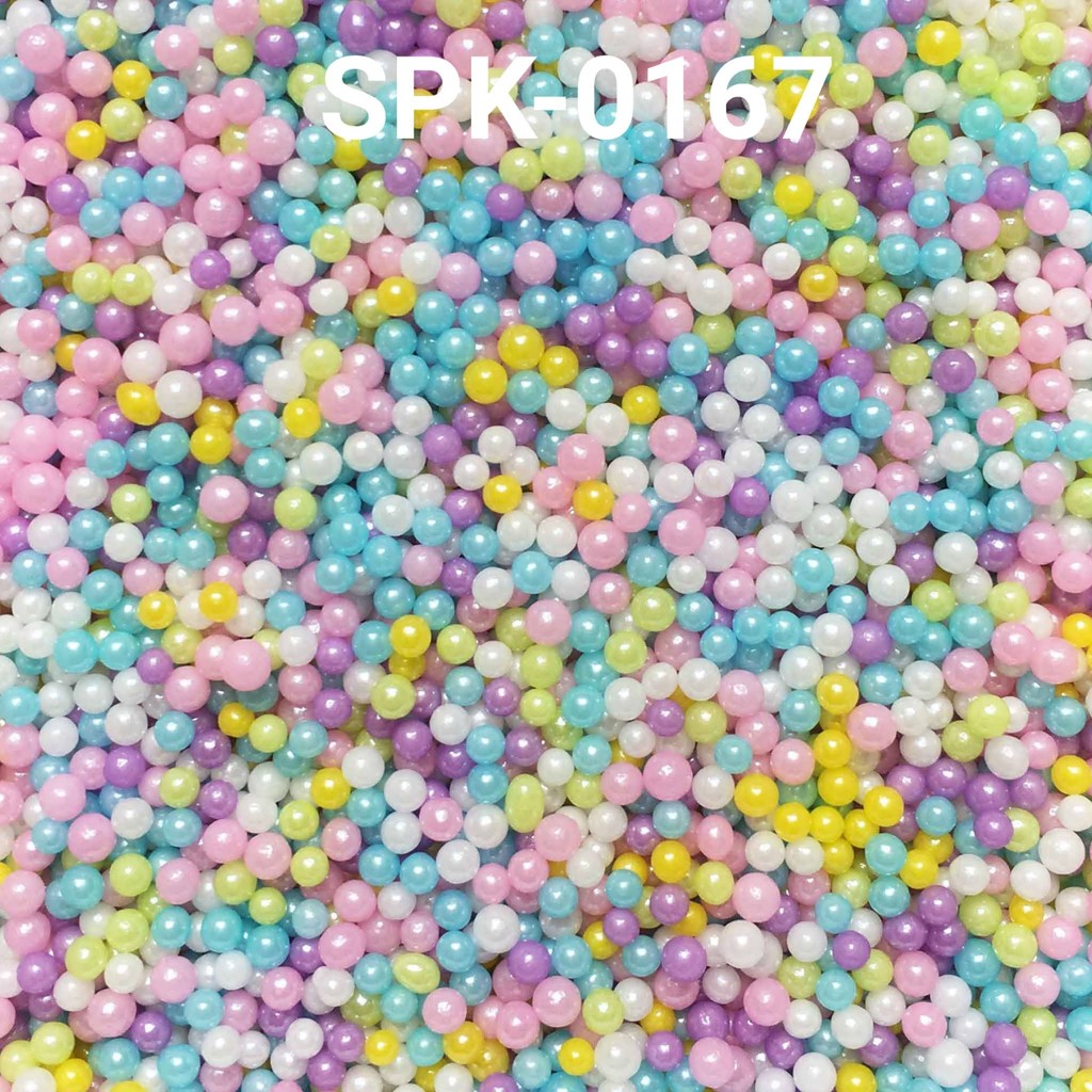 

SPK-0167 Sprinkles sprinkle sprinkel 1kg 1 kilo mutiara warna pastel (SPRINKLES)