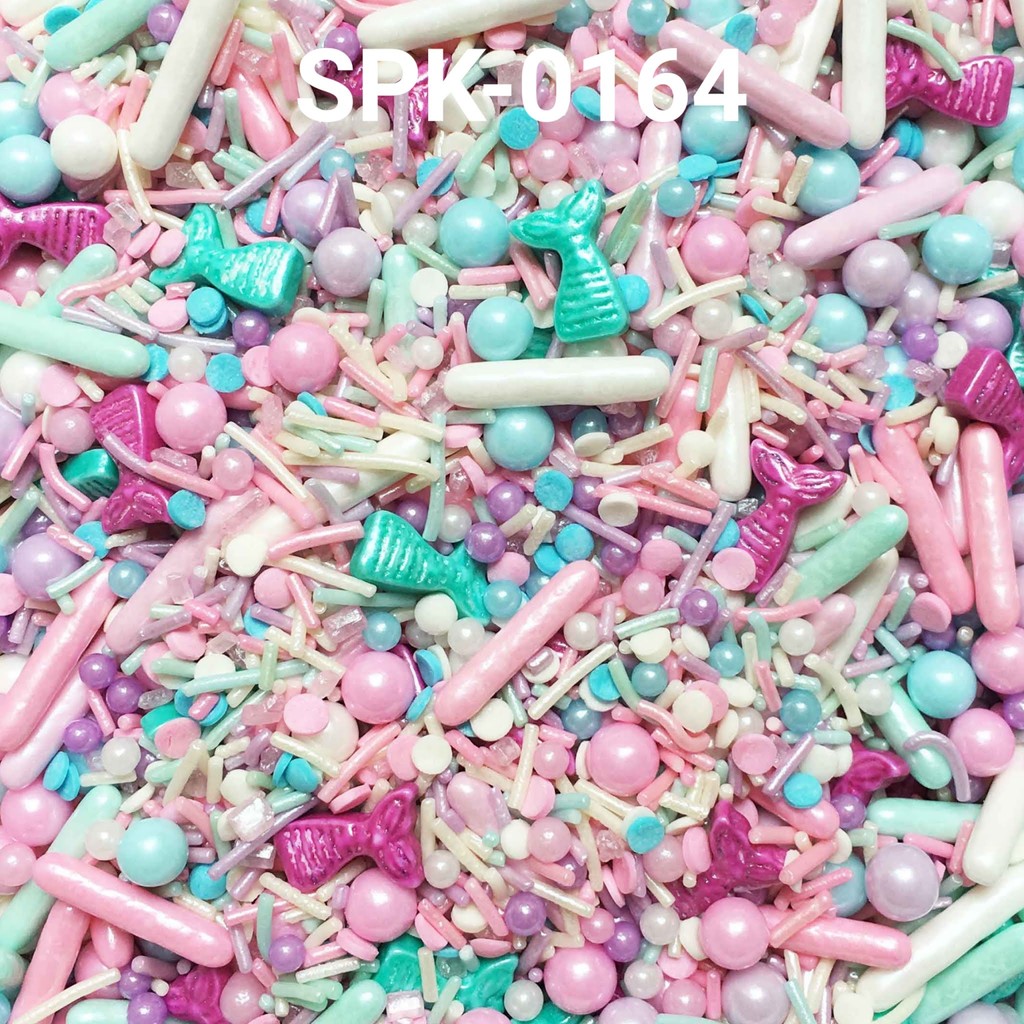 

SPK-0164 Sprinkles sprinkle sprinkel 1kg kilo ekor duyung warna pastel (SPRINKLES)