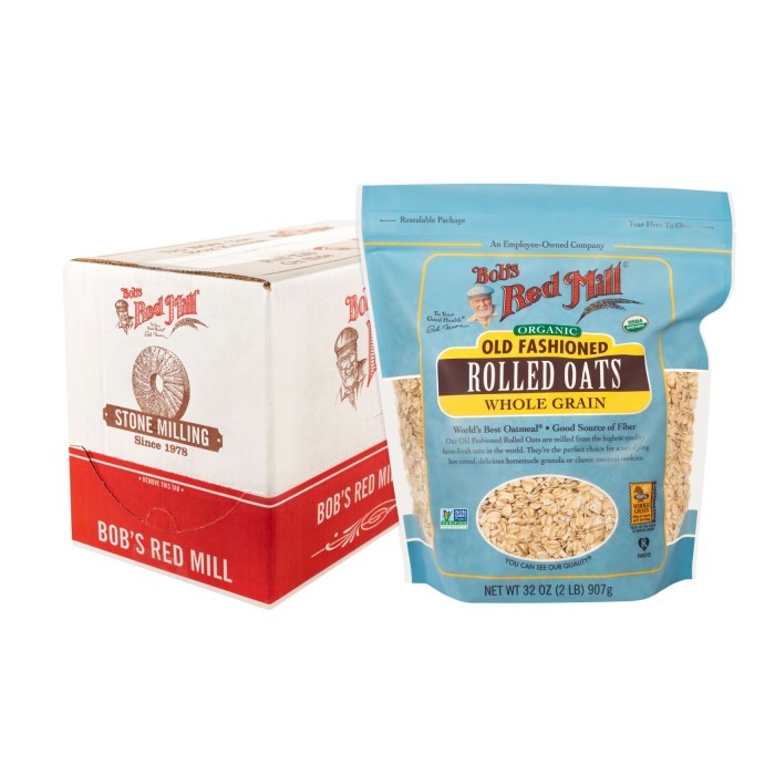 

BOB'S RED MILL ORGANIC OLD FASHIONED REGULAR ROLLED OATS 907 GR
