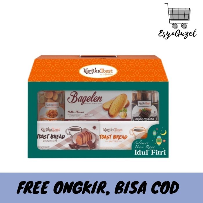 

Kartika Toast Hampers Parsel Ramadhan dan Lebaran Idul Fitri 5 pcs