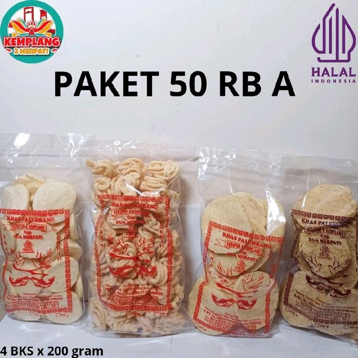 

Terbaru PAKET 5O RIBU A ISI 4 BUNGKUS [PESER KANCING,KULIT,SANGGUL UDANG] Kerupuk Tenggiri Ready