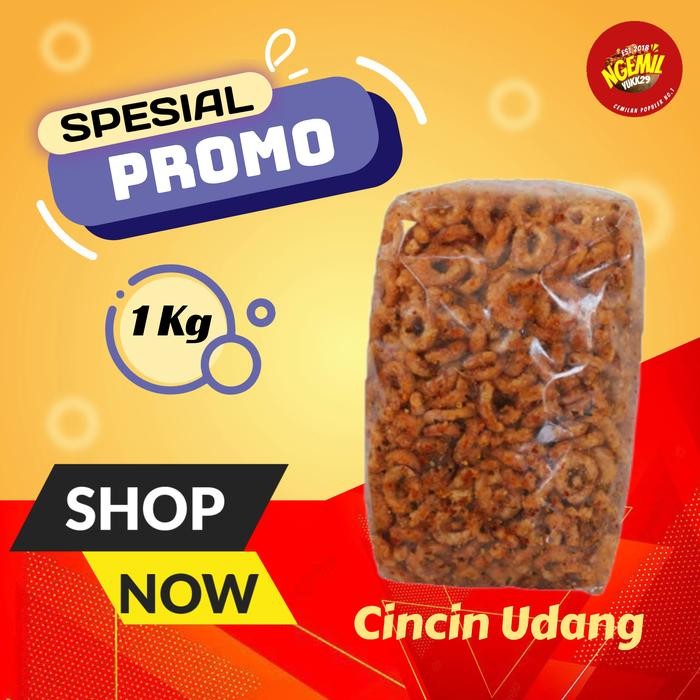 

Terbaru 1 KG - CINCIN UDANG NGEMILYUKK29 Ready