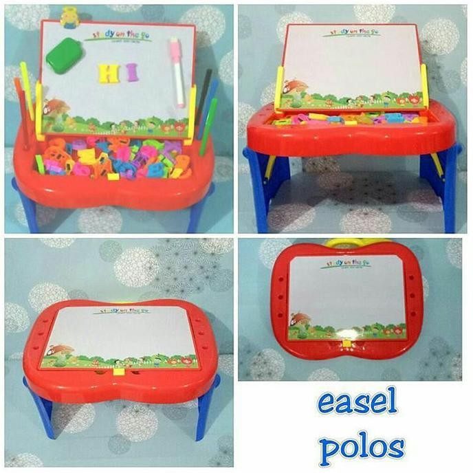 

mainan anak meja tulis funny studio easel huruf angka magne dan spidol SALE!!!