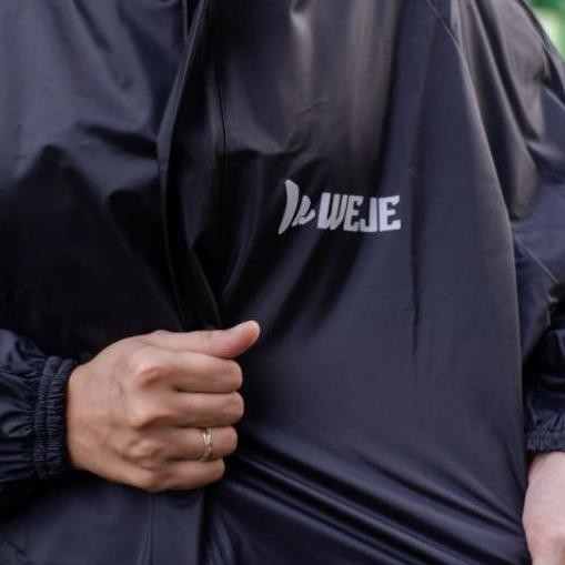 sr-32 Jas Hujan  Setelan Rok Wanita PVC Tebal WEJE Original Original