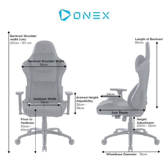TERBARU Kursi Gaming ONEX GX6 Premium Quality Kursi Gaming Chair Onex GX6