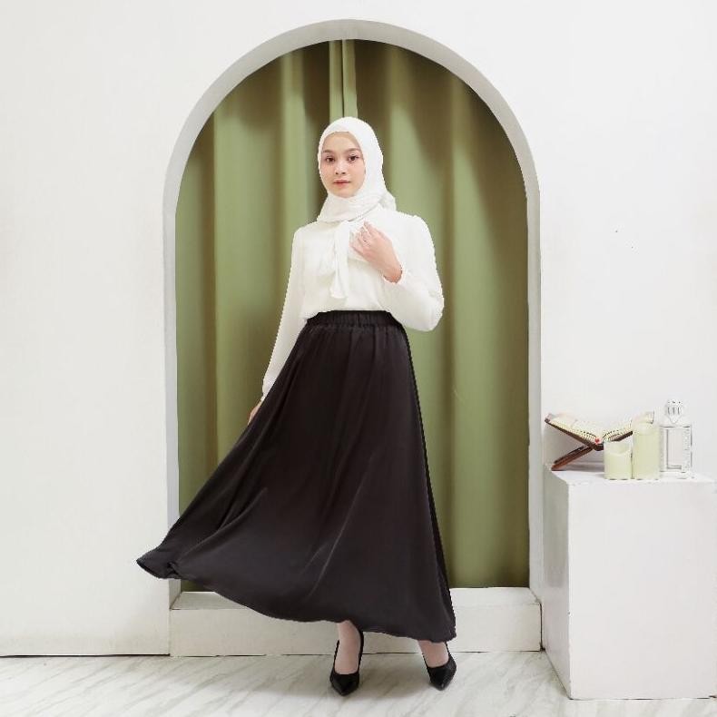 [Jenn&Rose] Rok Satin Layla Model A-Line /Flare