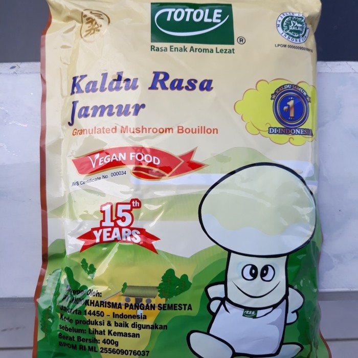 

Ina - Kaldu Rasa Jamur Totole 400Gr Vegan & Vegetarian