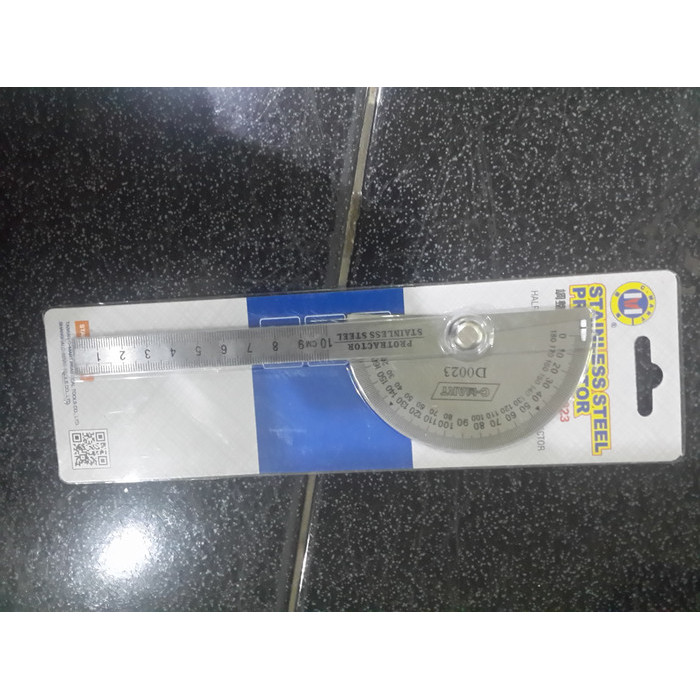 

Busur Derajat / Protractor Stainless 15 Cm C-MART