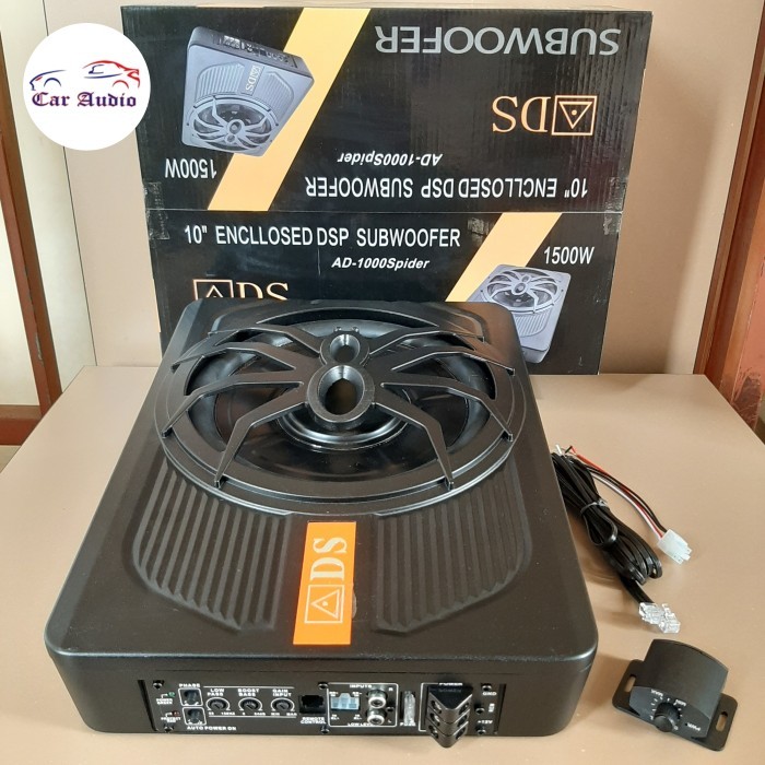 SUBWOOFER KOLONG ADS AD-1000N 10 INCH SUB AKTIV KOLONG JOK MOBIL ORIGINAL QUALITY